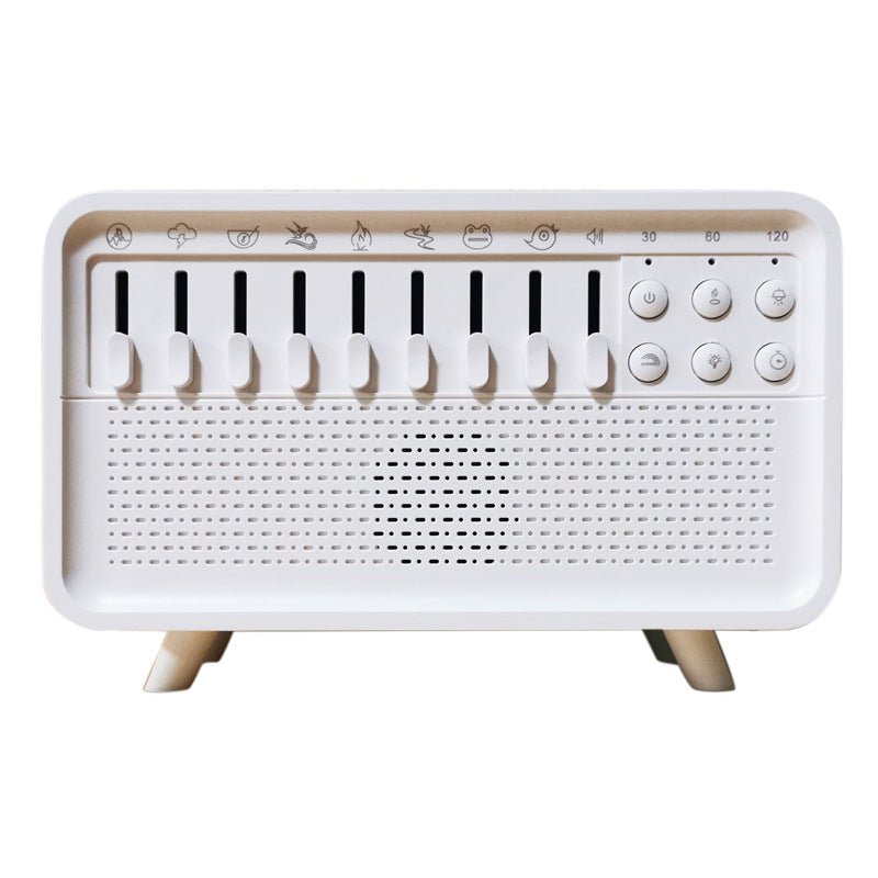 SLEEPP ™ White Uyku Dostu Doğal Ses ve Nemlendirici Gece Lambası - LITTLE BABY
