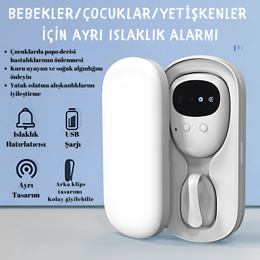 Minik Dost: Kablosuz Tuvalet Hatırlatıcısı - LITTLE BABY